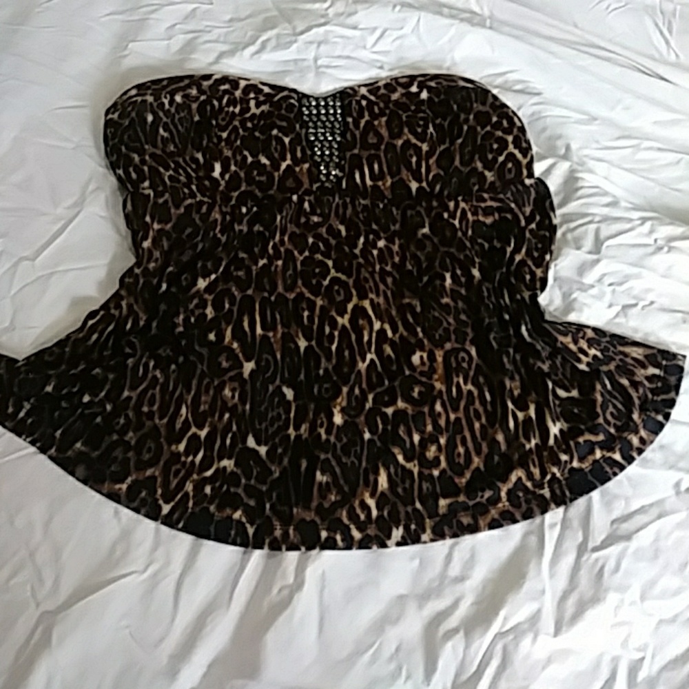 Strapless corset Style tube top